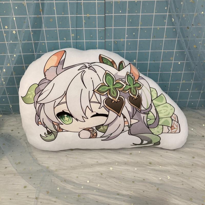 Cute Genshin Impact Zhongli Nilou Sucrose Sleepy Plush Doll Cushion Pillow Xmas Gift