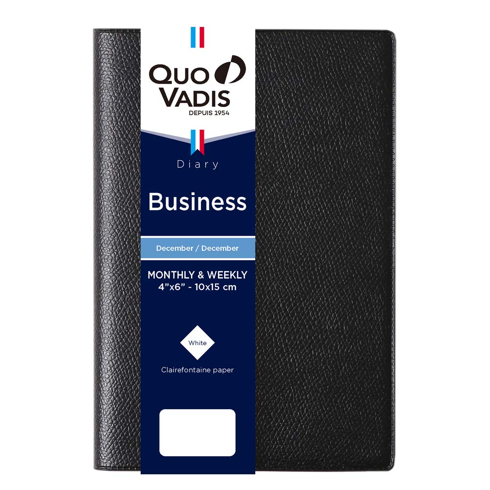 

QUOVADIS Business Unparallèle 2026 Weekly Vertical Diary A6 Variant 10x15cm black qv00401bk чёрный