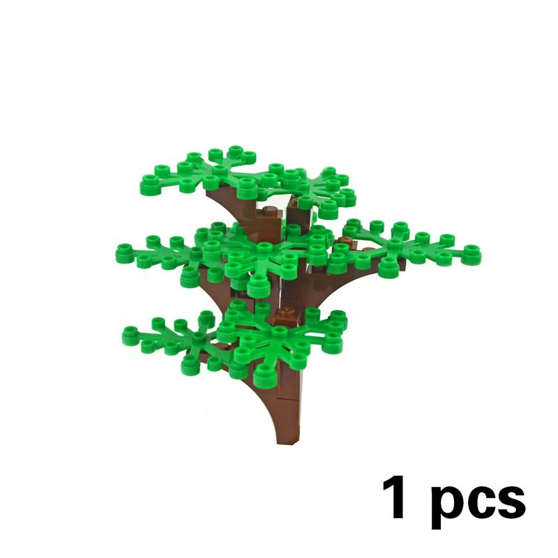 City Friend Accessories MOC Building Blocks Plant Bush Tree Flower Grass DIY House Parts Creative Bricks 3471 30176 32607 Toys