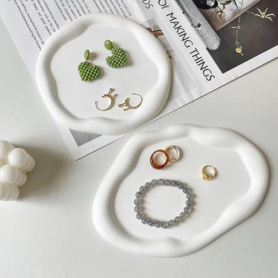 DIY Unregelmäßiges Aufbewahrungsfach Silikonform DIY Kissenplatte Gips Harzform Schmuckaufbewahrungsbox Tropfform Heimdekoration Rrt