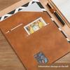 A4 Multi-Function Leather Data Folder with Detachable Notepad
