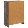 Sideboard Smoked Oak 66 x 34.5 x 87 cm Wood Based Material