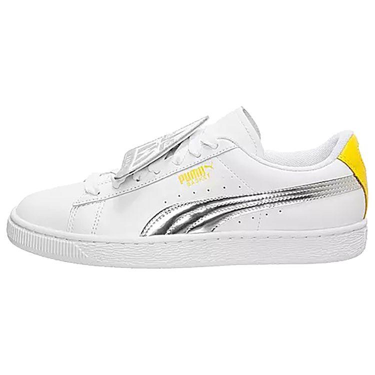 

Кроссовки Puma Basket Badge TZ White Women Blazing-Yellow 369490-01