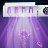 Rechargeable Toothbrush Holder with UVC Disinfectant Dryer Design Space Saving Wall Mounted Bathroom Toothbrush Organizer