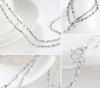 Boys' Temperament Ingot Necklace Platinum-Plated Temperament Street Popular Hip-Hop Jewelry