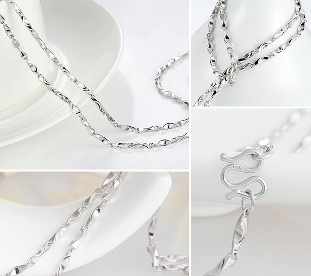 Boys' Temperament Ingot Necklace Platinum-Plated Temperament Street Popular Hip-Hop Jewelry