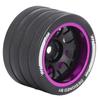 RC Hand Wheel Aluminum Alloy Lightweight Impact Resistance Remote Control Handwheel for FLYSKY Purple