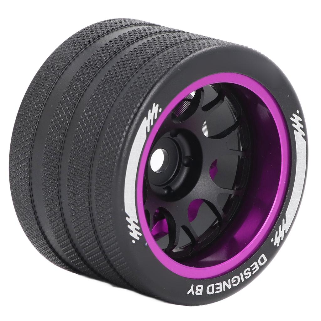 RC Hand Wheel Aluminum Alloy Lightweight Impact Resistance Remote Control Handwheel for FLYSKY Purple