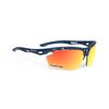 Rudy Project PROPULSE Sports Sunglasses for Road and Matte Frame Orange Cycling, Marathon, Jogging, Triathlon, Tennis, Baseball. Blue/Navy /