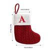 Knitted Christmas Stocking Ornament for Holiday Decor