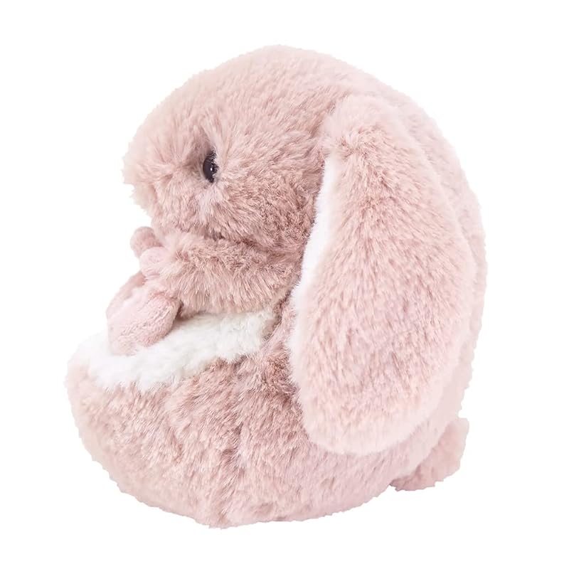 Sun Lemon Koromoffuru Rabbit Pink 16 x 15 x 14 cm Plush Animal P-8262
