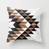 Farmhouse Home Decor Sofa Pillow Creative Wood Grain Marble Pillowcase Fashion Geometric Cushion Cover 40x40cm  50x50