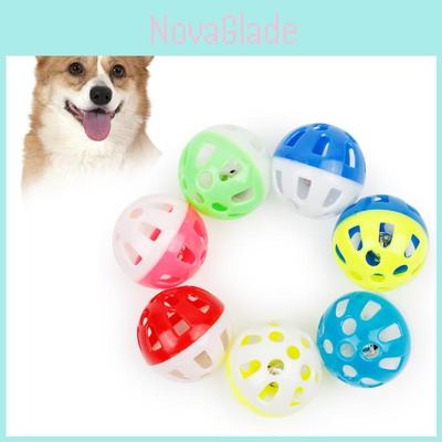 Pet Plastic Throwing Ball With Hollow Design For Cats And Small Pets