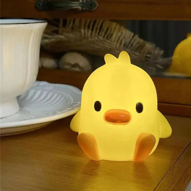 Ente Nachtlicht Schlafzimmer Dekoration Niedlichen Cartoon Tier Nachtlicht Weihnachtsgeschenke Für Kinderzimmer Nachttisch Schlaflampe
