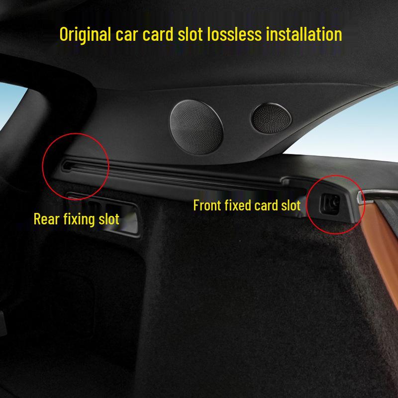 Fits 25 Hongqi S9T Models: Trunk Sunshade & Storage Net Modification Accessories