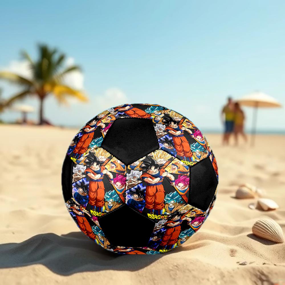 1pc Dragon Ball Z Football Soccer Ball Size 5 Indoor Soccer Ball Fashion Colorful  Backyard Game -Great For Sports Fans Gift HE10