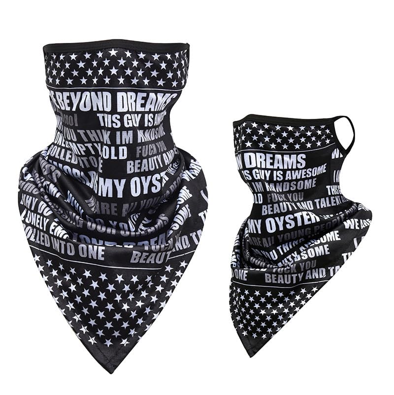 Motorcycle Face Cover Face Ski Snowboard Winter Neck Guard Bike, Black