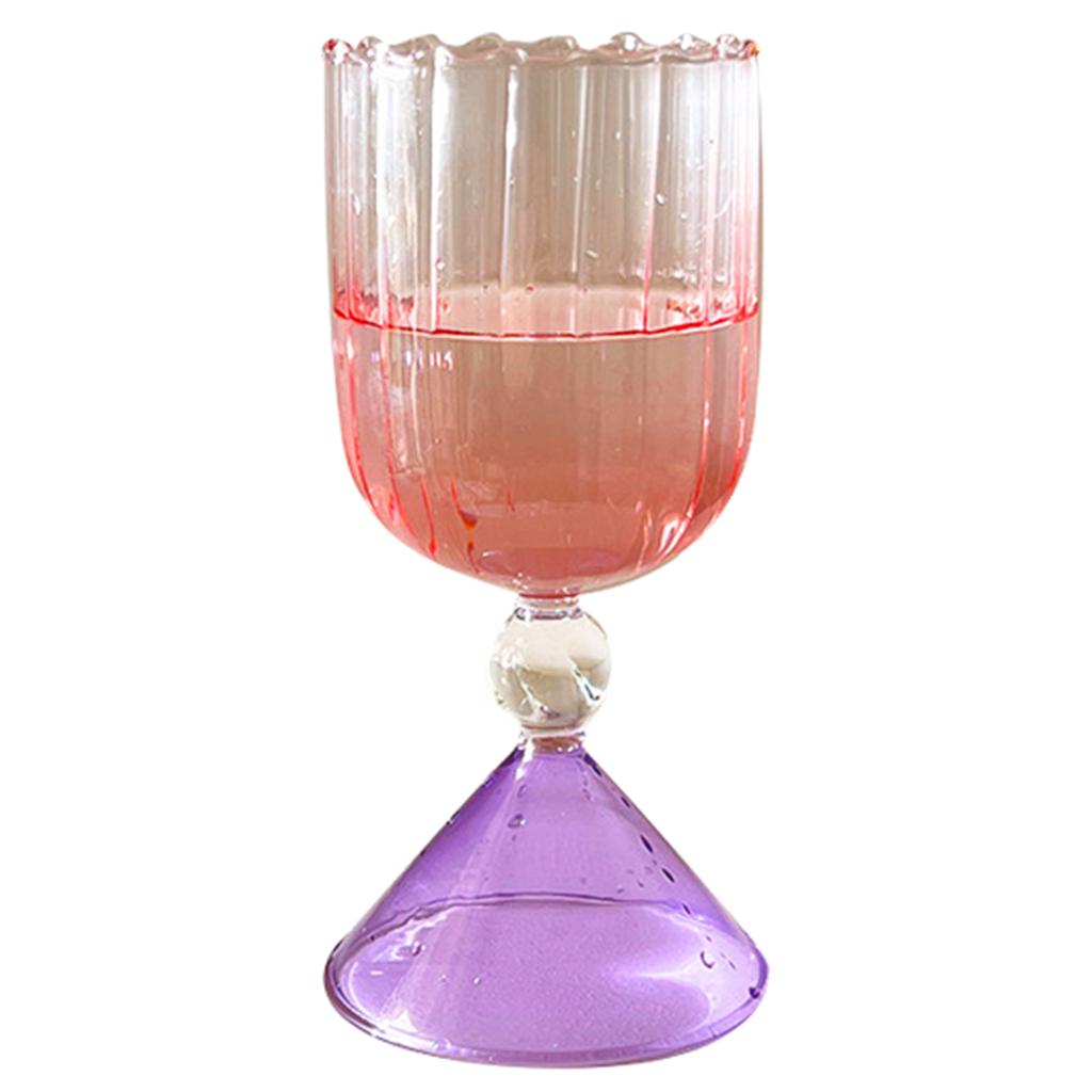 Tazze Fiore Uniche Tazza di Vetro Tazze da Bevanda Tazze per Bevande Creative Tazze da Vino Colorate Tazze da Cocktail per Bevande Vino