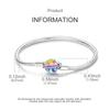 925 Silver Snake Chain Bracelet with Clasp for European Bead Pendant DIY Jewelry Making