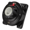 Black 4 Position Heavy Duty Battery Switch 250A Battery Selector Switch DC6‑32V for RV Yacht