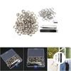 12mm Metall Nieten Messing Ösen Kit Schuhe Tasche Kleidung Zubehör