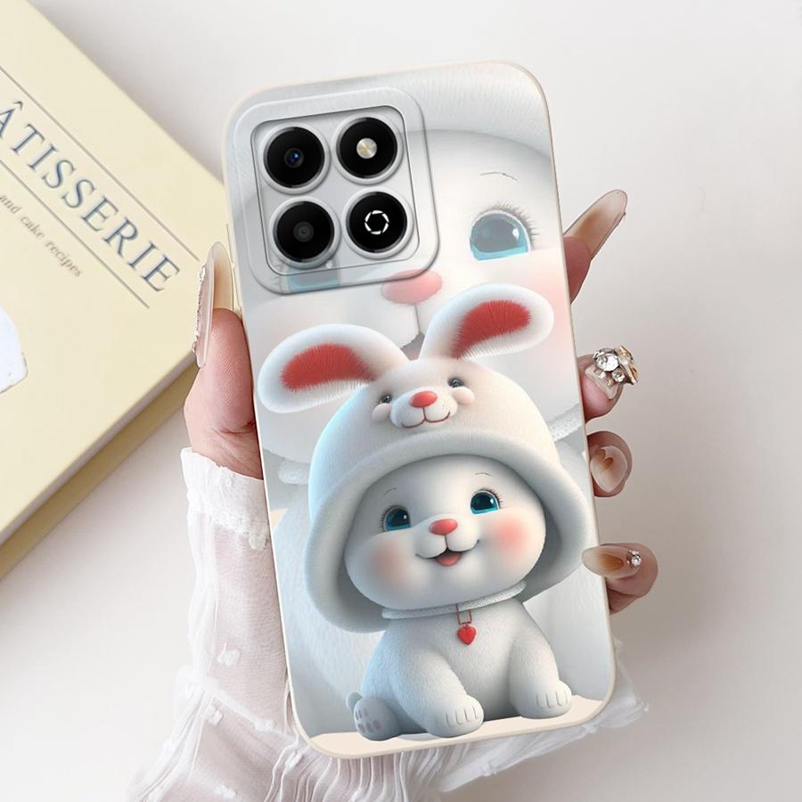 For Honor X6a Case WDY-LX1 Capa Cute Cartoon Soft Silicone Cover For HonorX6a X 6B X6 b Shell Matte Len Proective Phone Fundas