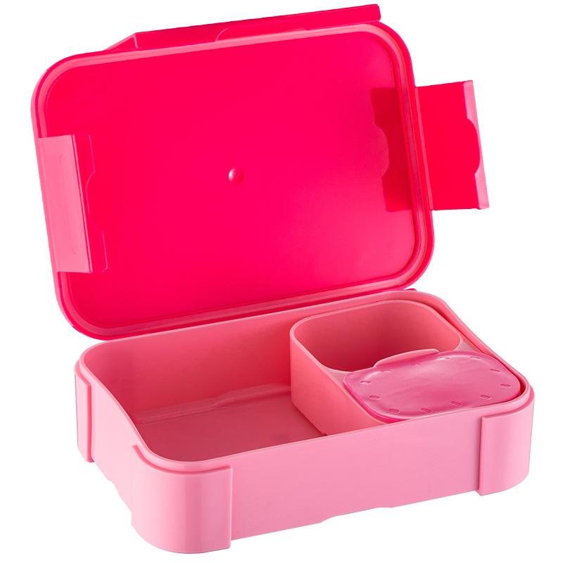 Children's Kid's Bento Lunch Food Boxes,Packed Lunchbox Food airtight Side dish Sealed Kitchen Storage Containers organizers