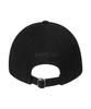 Olai [Unisex Big Size Small Fit] Washed Cotton Logo Ball Cap_All Black