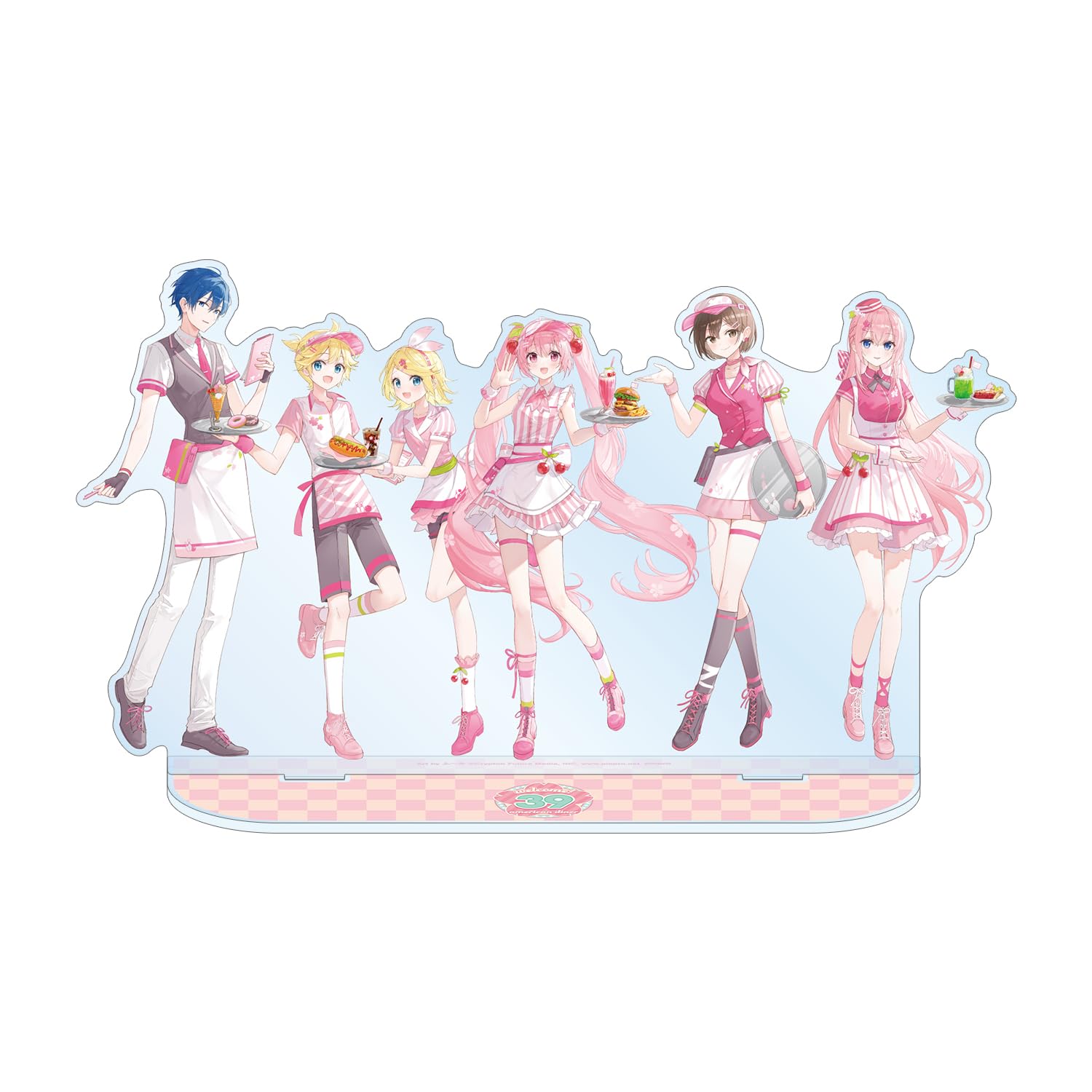 

Sakura Miku Original Illustration Group American Diner Art by Fuumi Big Acrylic Stand Ver.