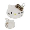 Hello Kitty Mini Face Leopard Print Brown Pouch,