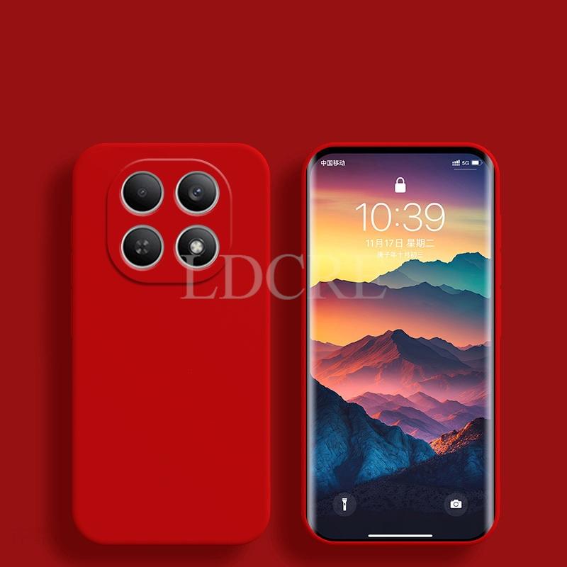 For Xiaomi Redmi Note 15 Case Liquid Silicone Cover Redmi Note 15 Case TPU Plain Rubber Phone Protector Redmi Note 15 Cover