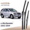Für Kia Sorento MK1 BL 2002-2009 2003 2004 2005 Scheibenwischer Vorne & Hinten Wischerblätter Windschutzscheibe Windschutzscheibe Fensterwischer 24"+18"+14"