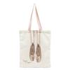 Large Capacity Ballet Shoulder Bag Canvas Mini Bag Pendant Toe Shoes Drawstring Bag  Travel