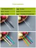 Individually Wrapped High-End Clear Plastic Fruit Dessert Forks