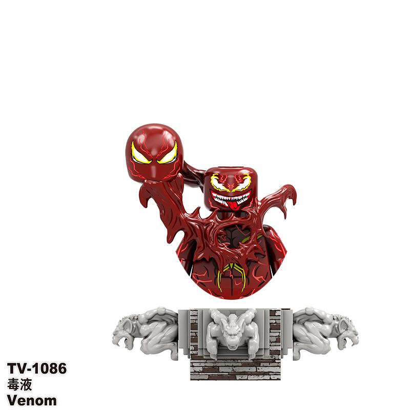 

Marvel Legends Карнаж Веном Блоки Кирпичики Анти-Веном Эдди Брок Для Игрушек Подарков Фигурки Экшн Строительные Блоки Для Детей