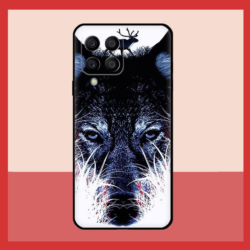 wolf art black Case For Samsung Galaxy M11 M31 M14 M34 M54 M12 M32 M52 M15 M13 M06 M16 M36 M56 M53 M35 M55