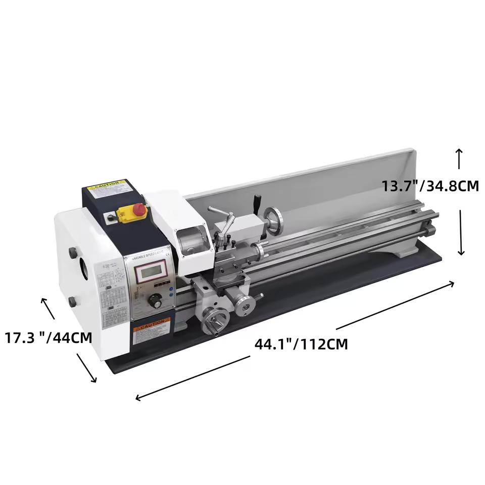SIHAO Mini Metal Lathe 220x600/750mm, Brushless/Brushed Motor 1200W/1500W Variable Speed