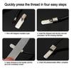100 PCS Not Easily Oxidized C45 Pin Terminal Clamp Firmly Lug Insert Crimp Terminal  Lighting System
