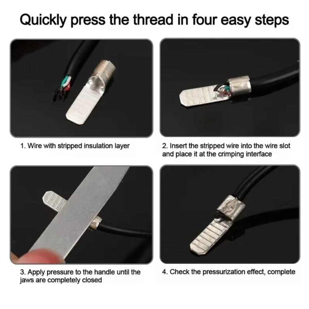 100 PCS Not Easily Oxidized C45 Pin Terminal Clamp Firmly Lug Insert Crimp Terminal  Lighting System