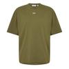 Off White Mens Small Logo Oversized T-Shirt