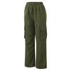 Army Green Cargo Pants For Women'S High Waiste Wide Leg Trousers Big Pocket Workout Streetwear Casual Jogging Outfits Joggers