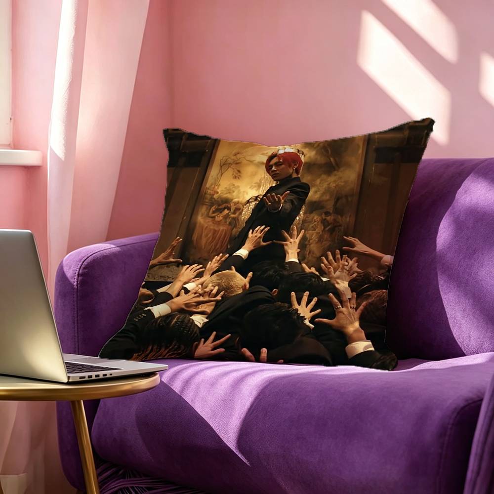 Singer DDPR Ian Moodswings Poster Square DoubleSided Printed Pillow Case Bedroom Bedside Pillow Sofa Cushion Cover