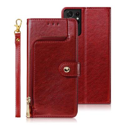 Zipper Wallet Case For ZTE Blade 20 Smart L210 V2020 Vita A7 A7S 2020 A31 A71 A51 A52 L9 Cover Flip PU Leather Holster Card Slot Lanyard Phone Bumper