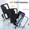 Defend three-proof Samsung S25Ultra mobile phone case s24ultra suitable for A56 bracket anti-drop protective case
