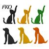 Kreativer Spielzeughaken 3D-gedruckter Hund/Katze Haken, Kompakter Dekorativer Tür Interaktiver Hund geformter Haustier Form Kleiderbügel Ornament für Wohnzimmer Schlafzimmer