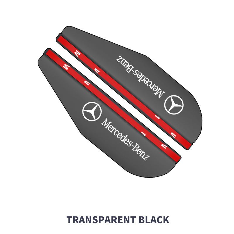 2pcs Car Side Rearview Mirror Guard Cover Rain Eyebrow Covers Stickers For Mercedes Benz G S R C E B A Class GLA GLK E300 S200