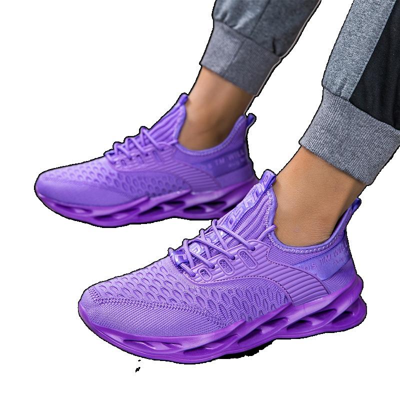 Fashion Summer Mens High Quality Sneaker Casual Sport Tennis Shoes Solid Color Breathable Lace Up Outdoor Running Training Women Shoes