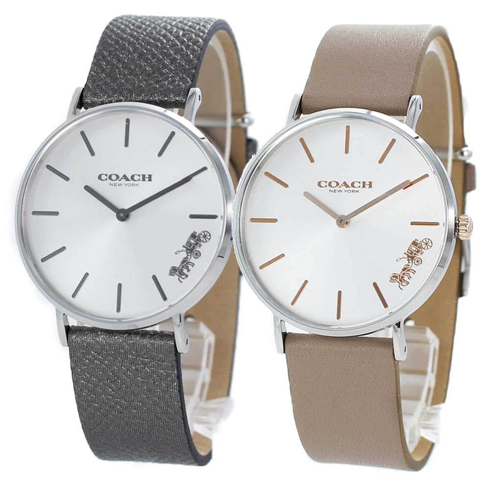 

Watch Pair Watch Storage Box Perry Matching Leather Strap 1450315514503119 [Coach] Men s Women s [Item]