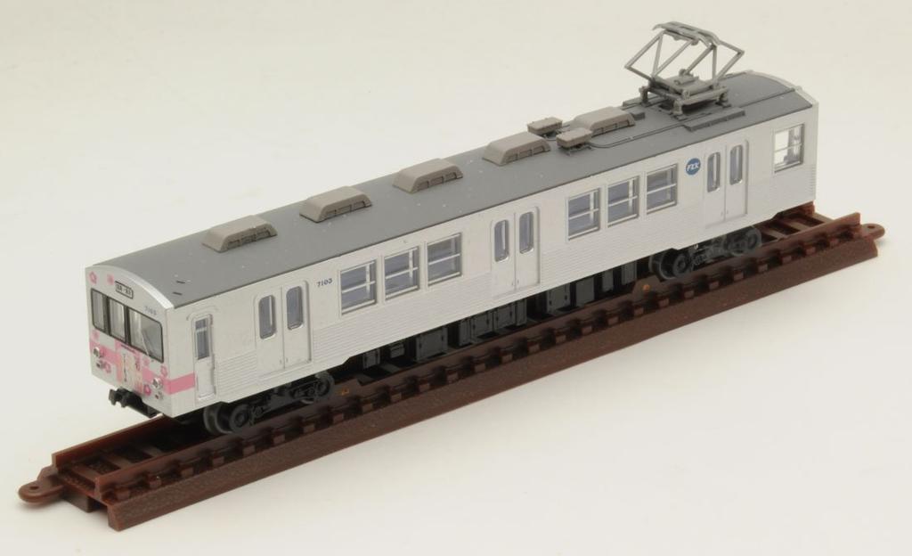 Tomytec Diorama Collection Railway Collection Fukushima Transportation 7000 Series Hanamomo 2-Car Set Diorama Supplies (Manufacturer's First Order