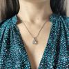 Серебряная подвеска с топазом 4.2ct (2207153)